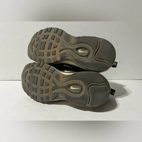 Nike Air Max 97 Ultra 17 GS Youth 4Y 4  Running Shoes 917998-300 Cargo Khaki