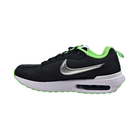 Nike Air Max Dawn Youth Boys Black Chrome Green Strike Athletic Shoes Size 6