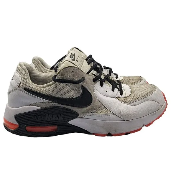Nike Air Max Excee Mens 12 Running Training Shoes White Black PhotonCD4165-113