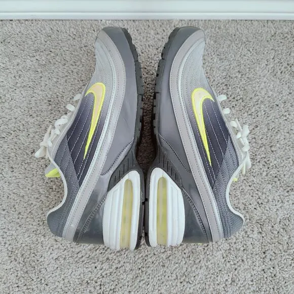 Nike Air Max Initiator Women's Size 8 Gray Lime Green Running Shoes Sneakers