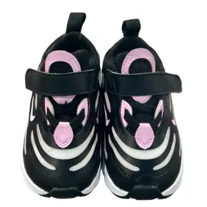 Nike Air Max Lace Up Exosense Infant Toddler Pink &amp; Black Sneakers ShoesSize 4