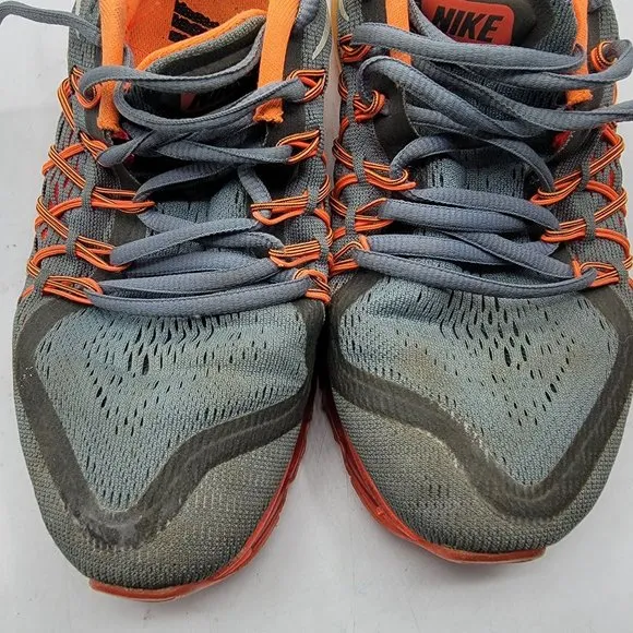 Nike Air Max Mens 8 Graphite Orange 2014 Sneaker Running Athletic Shoes
