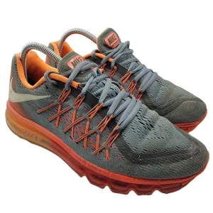 Nike Air Max Mens 8 Graphite Orange 2014 Sneaker Running Athletic Shoes