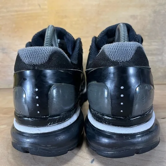 Nike Air Max Plus 2010 Mens Size 9 Shoes Sneakers Black Silver 386368-005
