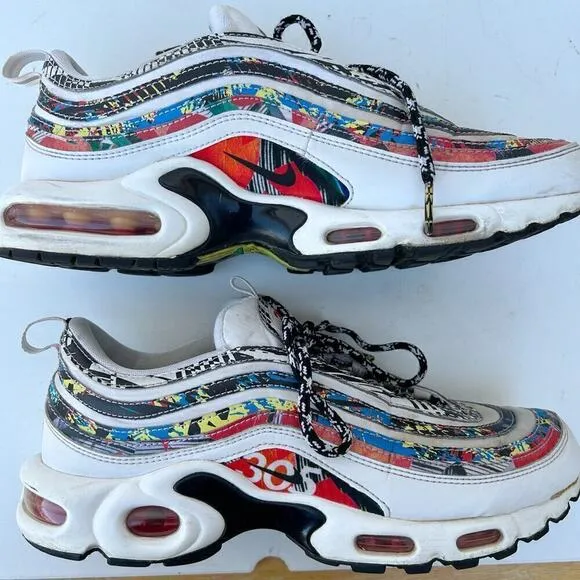 Nike Air Max Plus 97 City Pride Miami Sneakers Tennis Shoes Men’s Size 8