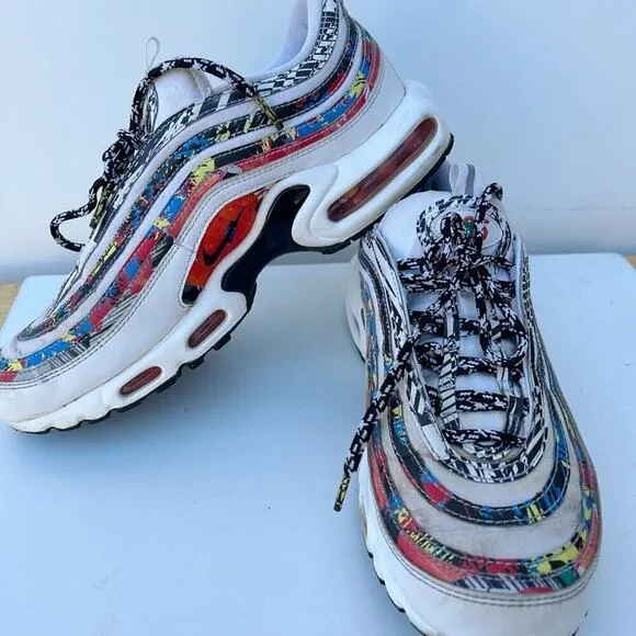 Nike Air Max Plus 97 City Pride Miami Sneakers Tennis Shoes Men’s Size 8