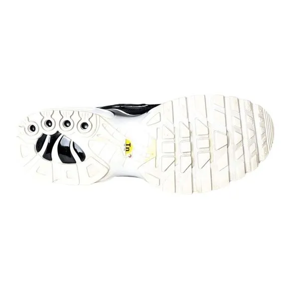NIKE Air Max Plus 'White Black' Running Shoes Size 10.5