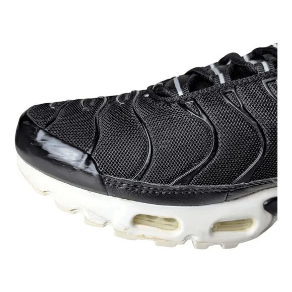 NIKE Air Max Plus 'White Black' Running Shoes Size 10.5
