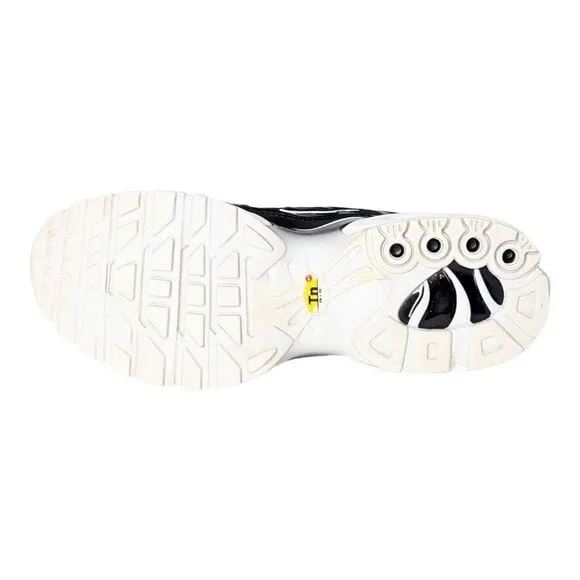 NIKE Air Max Plus 'White Black' Running Shoes Size 10.5