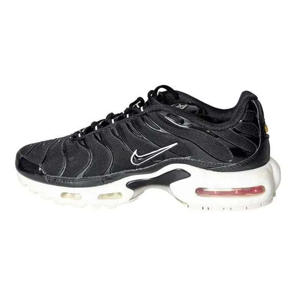 NIKE Air Max Plus 'White Black' Running Shoes Size 10.5
