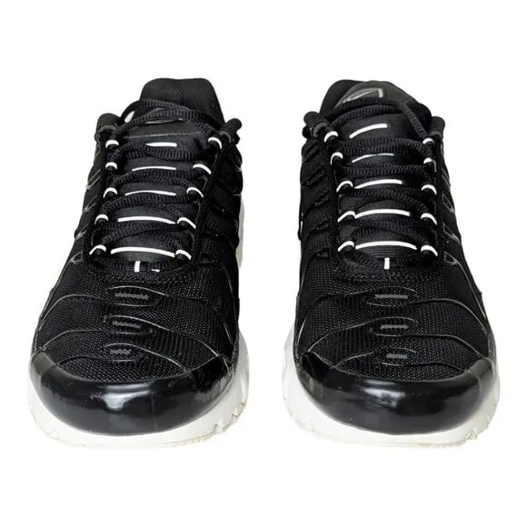 NIKE Air Max Plus 'White Black' Running Shoes Size 10.5