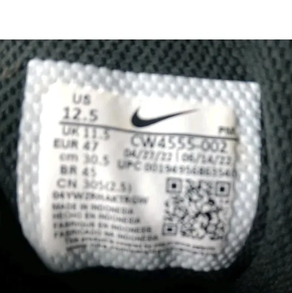 Nike Air Max SC Men's Shoes Size 12.5 Black White Sneakers