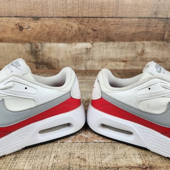 Nike Air Max SC Men's Size 8 White University Red Athletic Sneakers CW4555-107