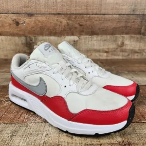 Nike Air Max SC Men's Size 8 White University Red Athletic Sneakers CW4555-107