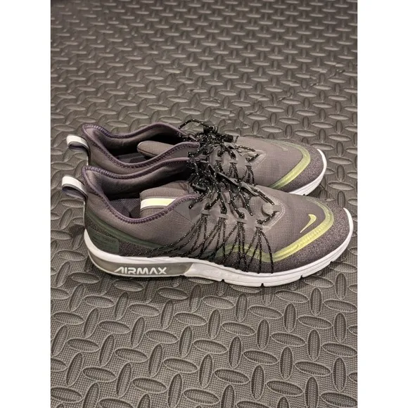 Nike Air Max Sequent 4 Running Shoes Sneakers Athletic‎ Mens 10 Gray White