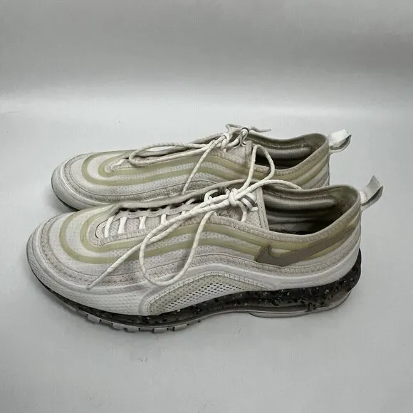 Nike Air Max Terrascape 97 Triple White Light Iron Ore Shoe DJ5019-100 Mens 13