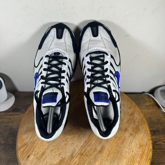 Nike Air Max Torch 4 Running Shoes Mens Size 8‎ White Blue Black CW7026-100