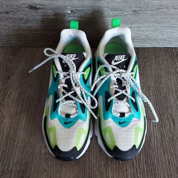 Nike Air Max 200 SE Oracle Aqua (GS) Running Shoes Size 5.5Y