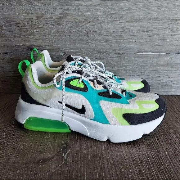 Nike Air Max 200 SE Oracle Aqua (GS) Running Shoes Size 5.5Y
