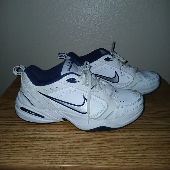 Nike Air Monarch Sneakers Shoes Men's Size 10.5 White