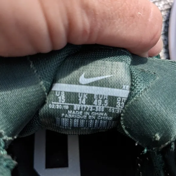 Nike Air Pegasus 36 sneakers ' Gorge Green‎ Size 15