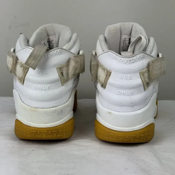 NIKE Air Raid Mens Sz 8 White Gum Sneakers Basketball 90s Style Shoes DJ5974-100