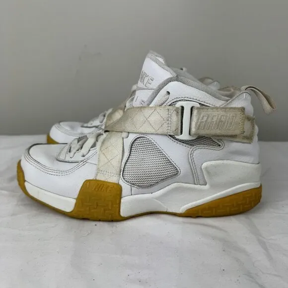 NIKE Air Raid Mens Sz 8 White Gum Sneakers Basketball 90s Style Shoes DJ5974-100