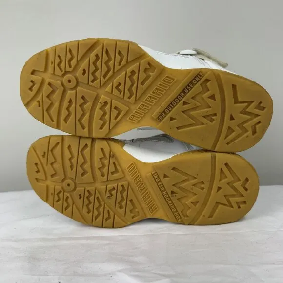 NIKE Air Raid Mens Sz 8 White Gum Sneakers Basketball 90s Style Shoes DJ5974-100