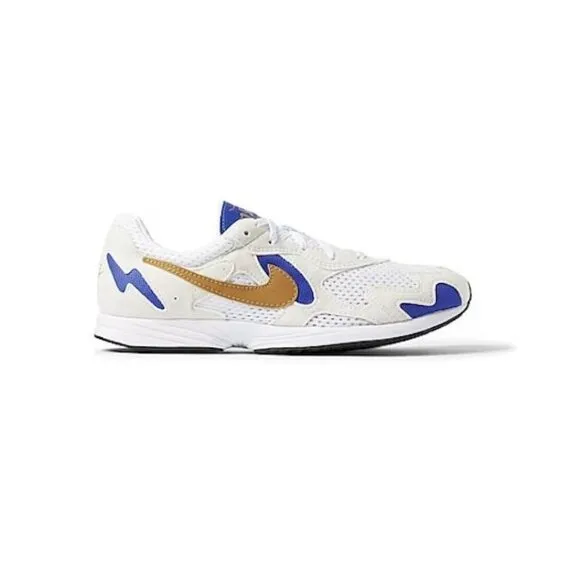 Nike Air Streak Lite Running Shoe Summit White / Metallic Gold US 9.5 W/ 8 M NIB