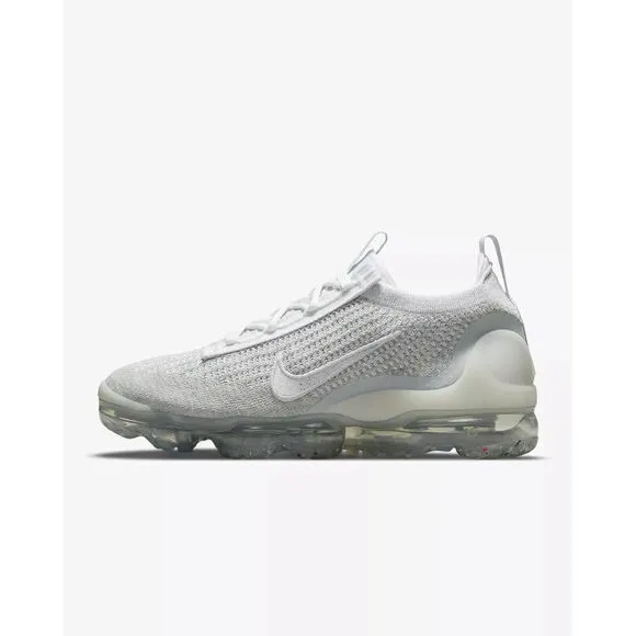 Nike Air VaporMax 2021 FK DC4112-100 Women's US 6.5 White Running Shoes HAM28