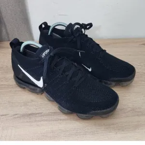 Nike Air VaporMax Flyknit 2 Men's 9.5 Shoes Black 942842-001 Running Sneakers