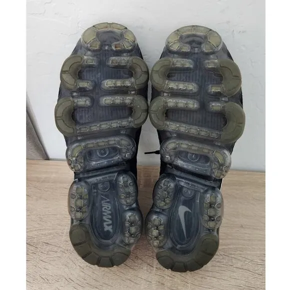 Nike Air VaporMax Flyknit 2 Men's 9.5 Shoes Black 942842-001 Running Sneakers