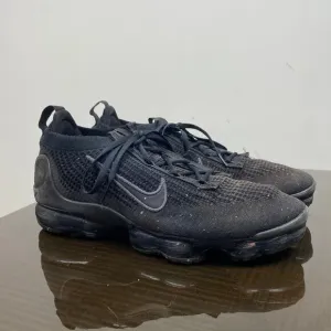Nike Air Vapormax Flyknit Triple Black Running Sneakers Shoes Men's 10.5