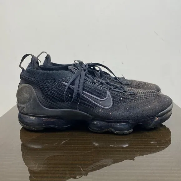Nike Air Vapormax Flyknit Triple Black Running Sneakers Shoes Men's 10.5