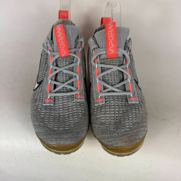 Nike Air Vapormax Grade School Athletic Sneakers Kids 6 Gray Flyknit Breathable