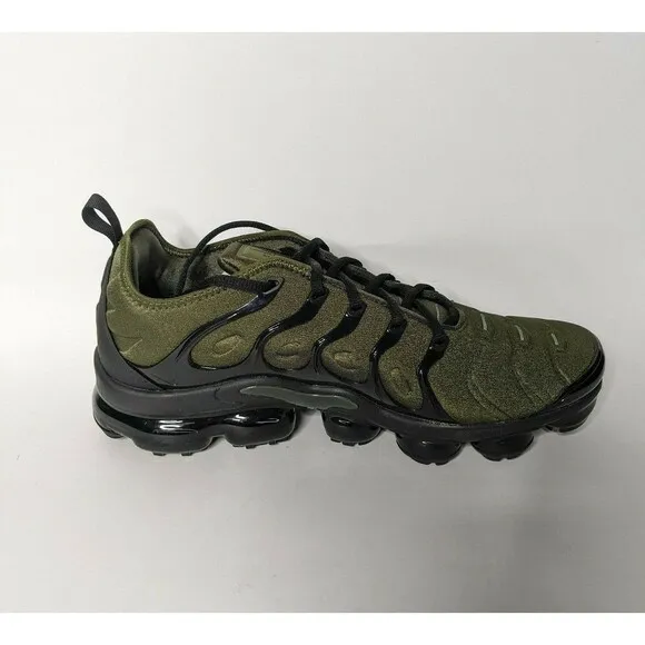 Nike Air VaporMax Plus Shoes Mens 14 Rough Green Black Running Sneakers Cushion