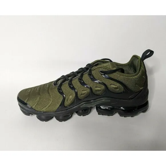 Nike Air VaporMax Plus Shoes Mens 14 Rough Green Black Running Sneakers Cushion