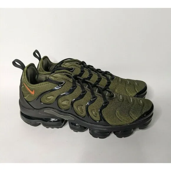 Nike Air VaporMax Plus Shoes Mens 14 Rough Green Black Running Sneakers Cushion