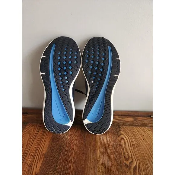 Nike Air Winflo 9 Mens Running Shoes Obsidian Blue Marina Sz 11