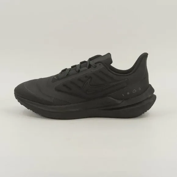 Nike Air Winflo 9 Shield Triple Black DM1106-007 Running Multi Size
