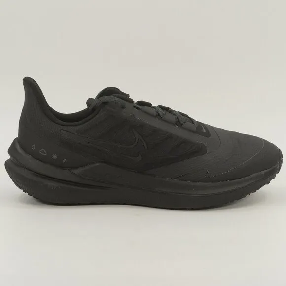 Nike Air Winflo 9 Shield Triple Black DM1106-007 Running Multi Size