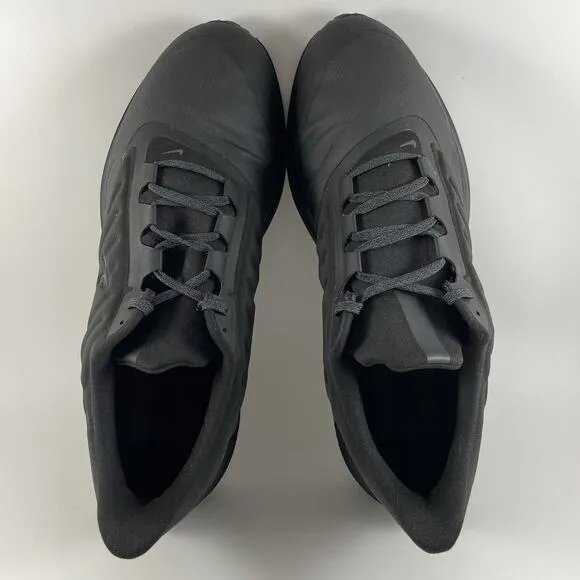 Nike Air Winflo 9 Shield Triple Black Mens Size 13 DM1106-007 Running Shoes