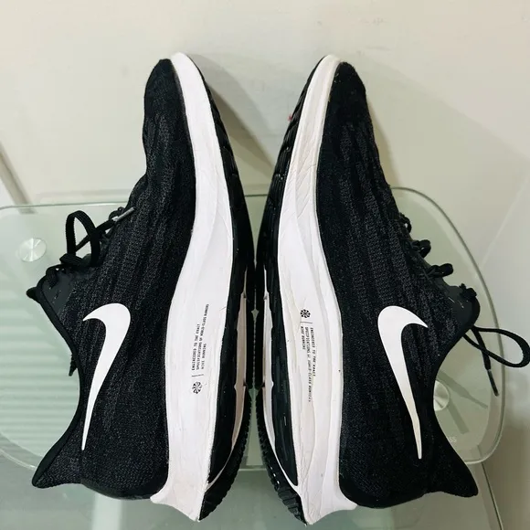 Nike Air Zoom Pegasus 36 (4E) Mens Running Shoes, Blac White AQ2205-001, Sz 15