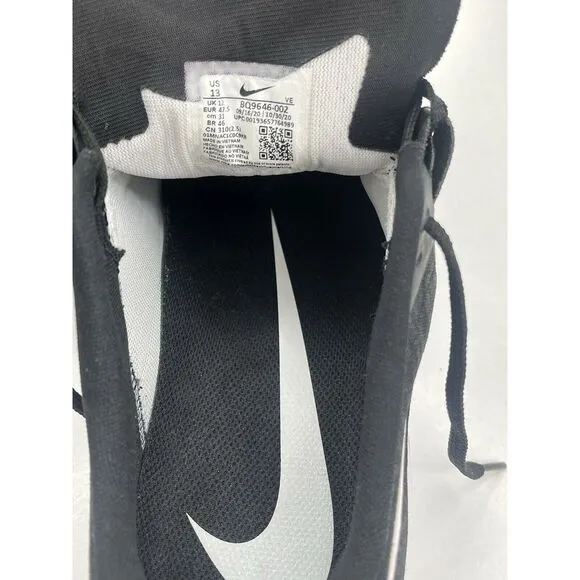Nike‎ Air Zoom Pegasus 37 Running Shoes Men's Size 13 Black White BQ9646-009