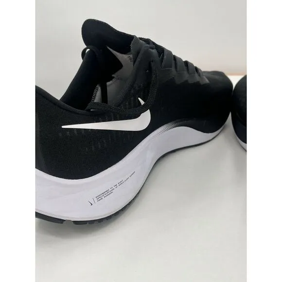 Nike‎ Air Zoom Pegasus 37 Running Shoes Men's Size 13 Black White BQ9646-009