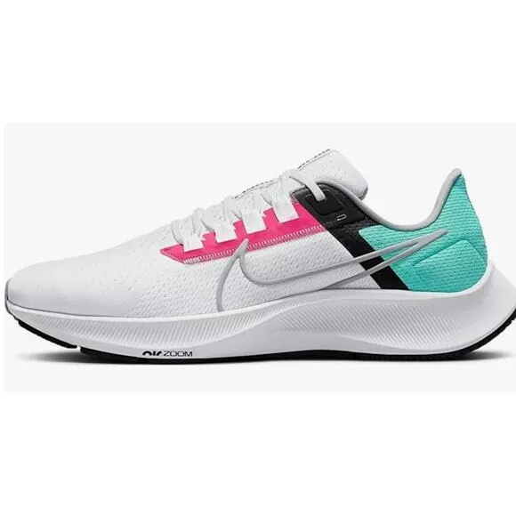 Nike Air Zoom Pegasus 38 Mens Running Shoes  US 8 EU 41, White Wolf Grey