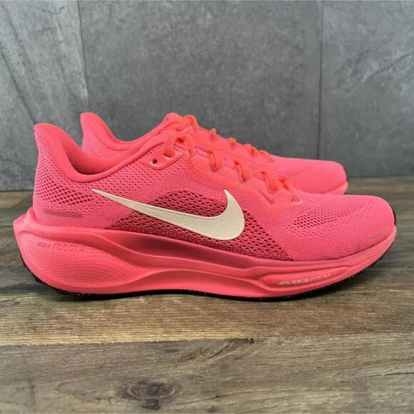 Nike Air Zoom Pegasus 41 Size 8 Womens Hot Punch Crimson Pink Running Shoes