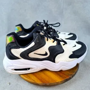 NIKE AirMax 2X 'Black &amp; White' Sneakers  Mens 8.5