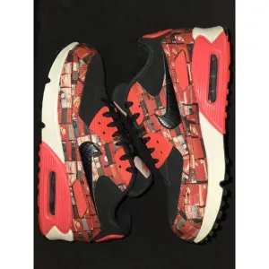 Nike Atmos x Air Max 90 &quot;We Love Nike Shoes&quot; Red White AQ0926-001 Men's Size 8.5