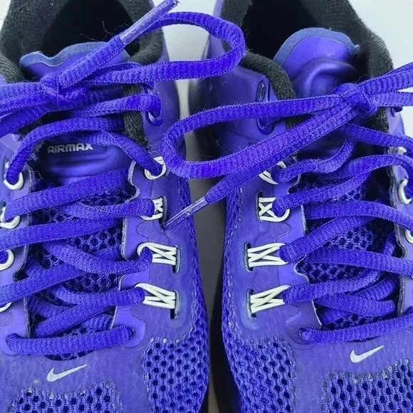 Nike big kids Air Max 2013 running shoes in hyper blue/white